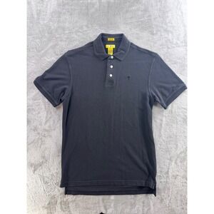 Duck Head Mens Medium Pima Pique Polo‎ Shirt Charcoal Gray Short Sleeve Cotton